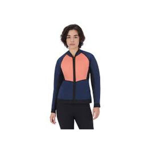 BLACK/CORAL WOMEN'S MONTEGO WET JACKET - SMALL